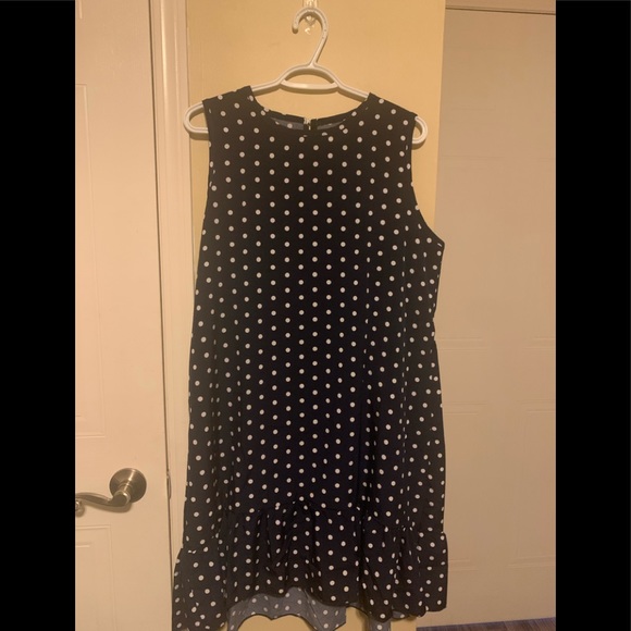 ❤️Beautiful Polka Dot Navy Blue Boho Summer Dress❤️Size XL❤️Size Chart I… - Picture 2 of 7